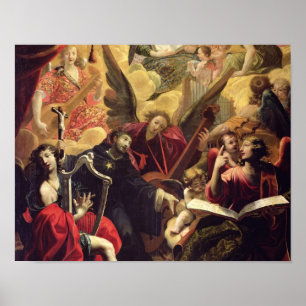 St Nicholas av Tolentino Poster