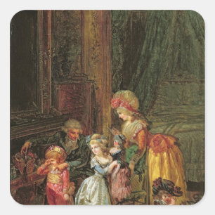 St. Nicholas-dagen Fyrkantigt Klistermärke