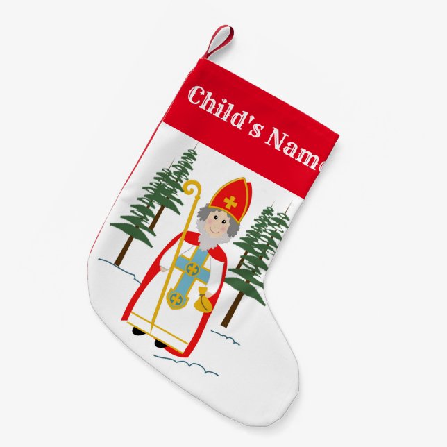 St. Nicholas eget namn Liten Julstrumpa (Framsidan (Hängande))