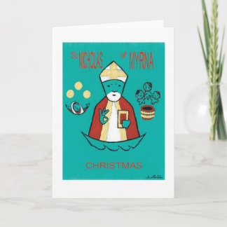 St. Nicholas Greeting Card Helgkort