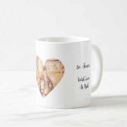 St. Nicholas Heart Sinterklaas St. Nick's Day Kaffemugg
