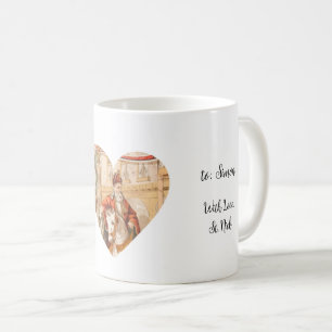 St. Nicholas Heart Sinterklaas St. Nick's Day Kaffemugg