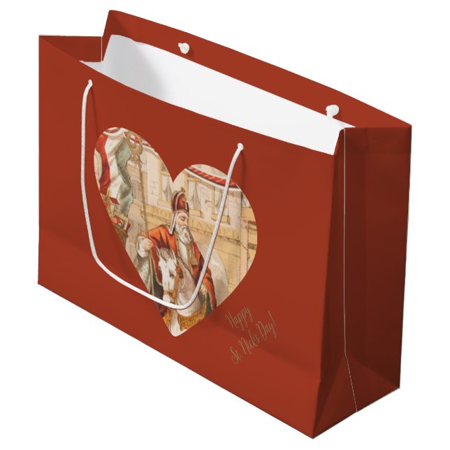 St. Nicholas Hearts Sinterklaas St. Nick's Day (Framsidan Vinklad)