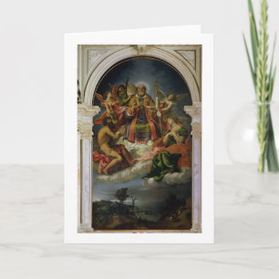St Nicholas i härlighet med Saints Helgkort