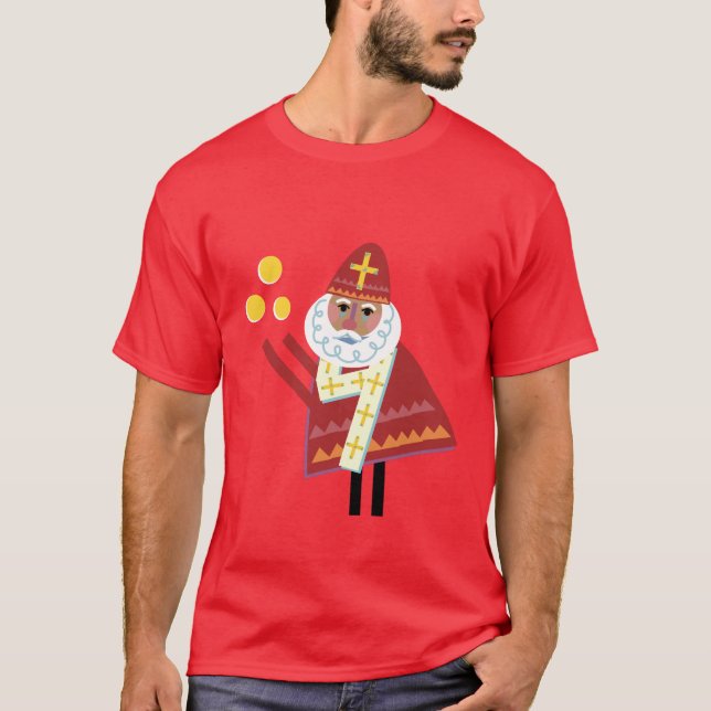 St. Nicholas Illustration T Shirt (Framsida)