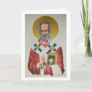 St Nicholas julkort Helgkort