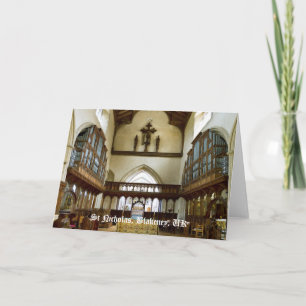 St Nicholas kyrka, Blakeney UK tomt kort