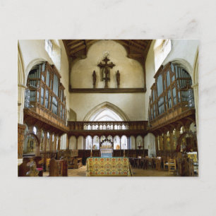 St Nicholas kyrka, Blakeney UK vykort
