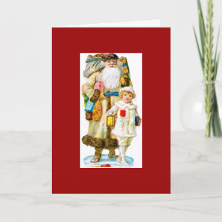 St Nicholas och barn Helgkort