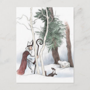 St. Nicholas och Gräs Marten Vykort