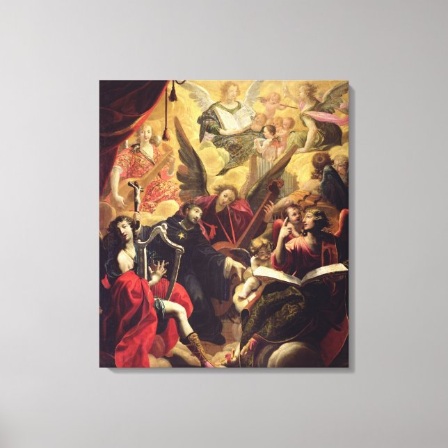 St. Nicholas of Tolentino Canvastryck (Framsida)