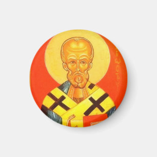 St Nicholas ortodox symbolsmagnet Magnet