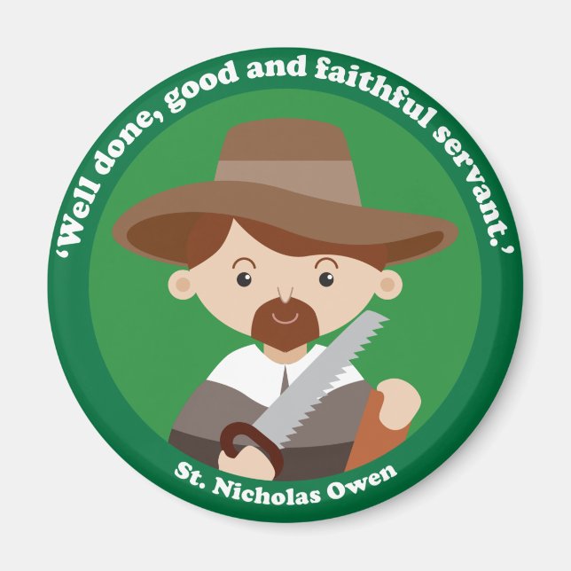 St. Nicholas Owen Magnet (Framsidan)