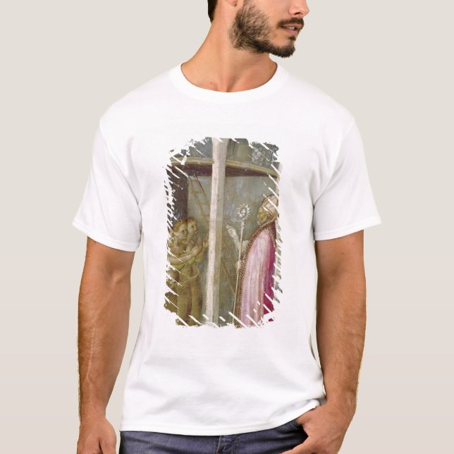 St Nicholas Resuscitates de tre barnen Tee Shirt (Framsida)