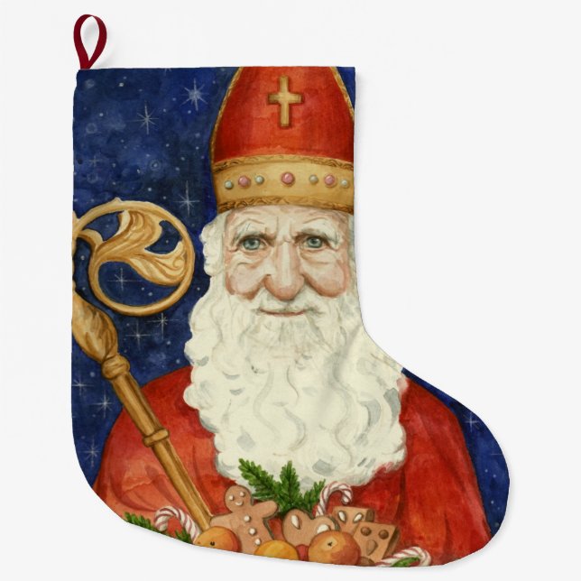 St. Nicholas Stor Julstrumpa (Framsidan)