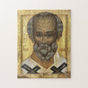 St. Nicholas the Wonderworking Orthodox Icon Pussel