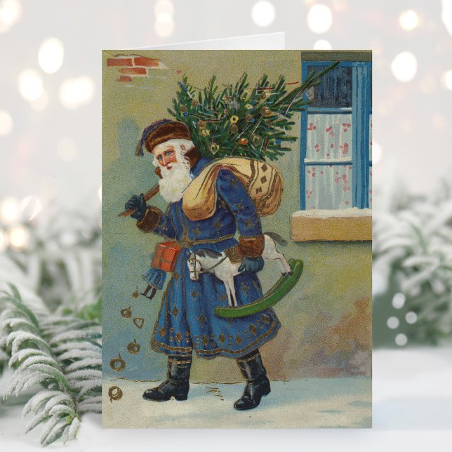 St. Nick | Helgdag för vintage Kort (Skapare uppladdad)