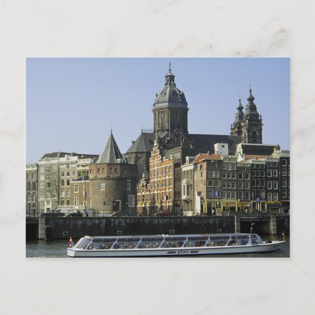 St. Nicolaaskerk och Torn i Tårar, Amsterdam Vykort (Framsida)