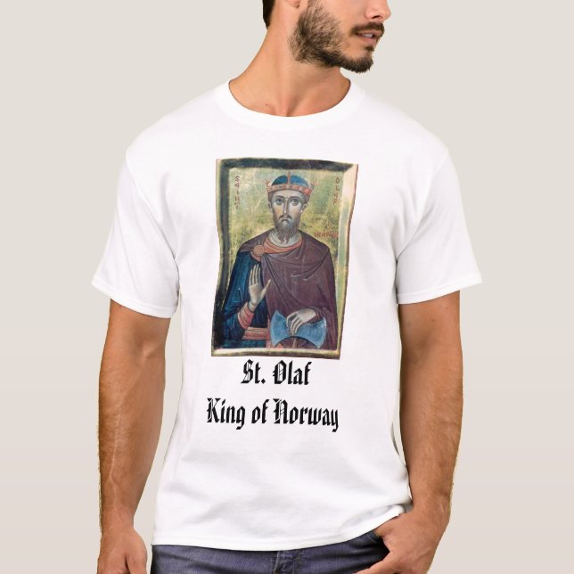 St. Olaf, kung för St. Olaf av norgen Tee (Framsida)