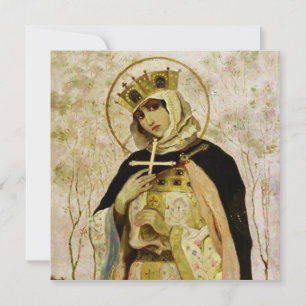 “St Olga” av Mikhail Nesterov Julkort