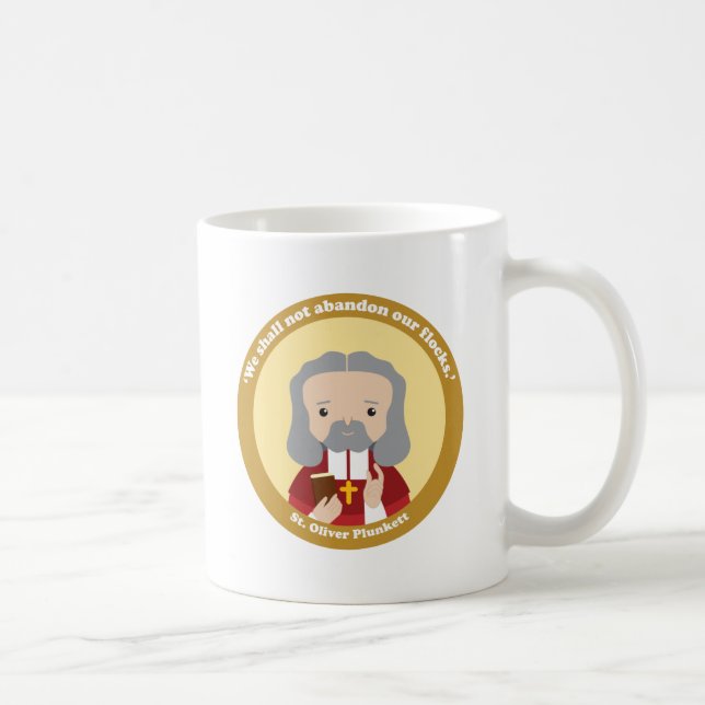 St. Oliver Plunkett Kaffemugg (Höger)