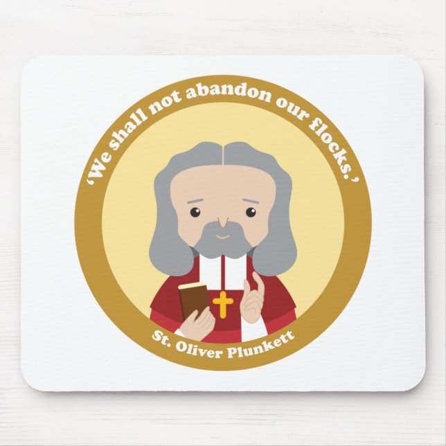 St. Oliver Plunkett Musmatta (Framsidan)