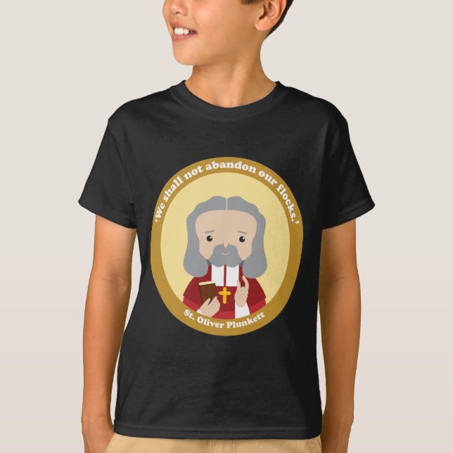 St. Oliver Plunkett T Shirt (Framsida)