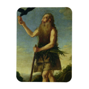 St. Onuphrius (olja på kanfas) Magnet