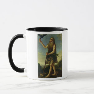 St. Onuphrius (olja på kanfas) Mugg