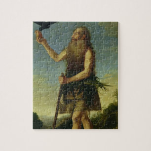 St. Onuphrius (olja på kanfas) Pussel