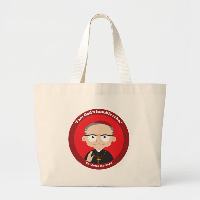 St. Oscar Romero Jumbo Tygkasse (Framsidan)