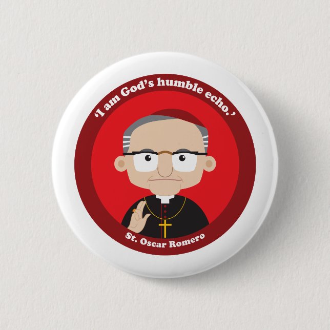 St. Oscar Romero Knapp (Framsida)