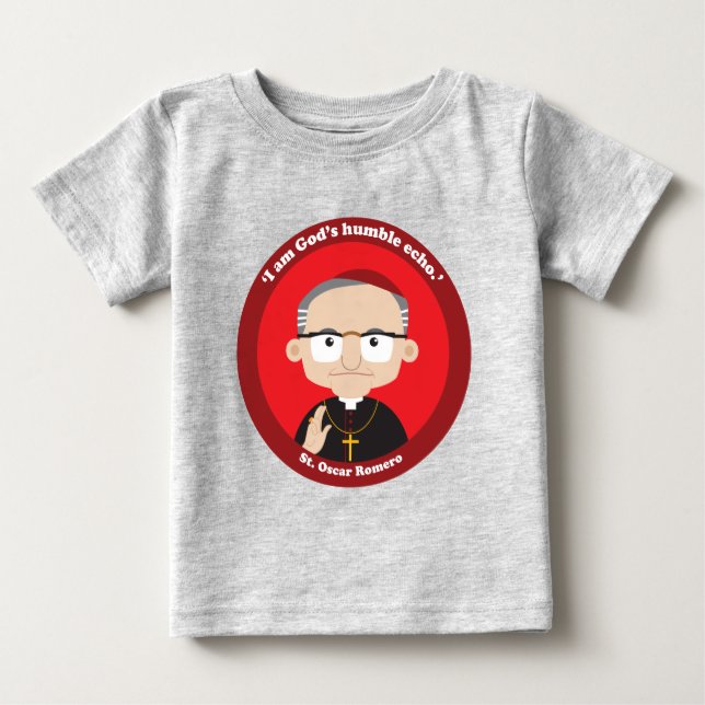 St. Oscar Romero T Shirt (Framsida)