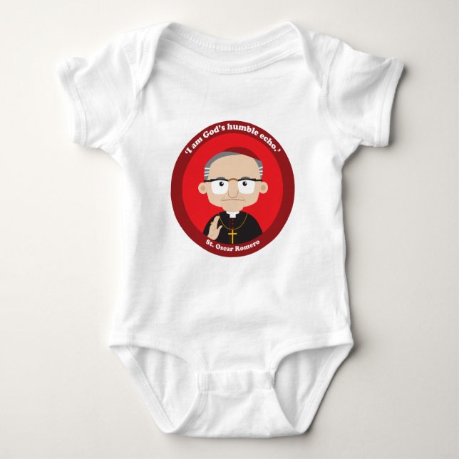 St. Oscar Romero T Shirt (Framsida)