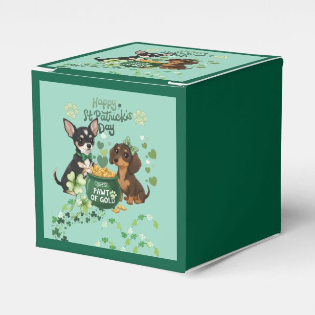 St Paddys dag tass av guld Presentaskar (Framsidan Sidan)
