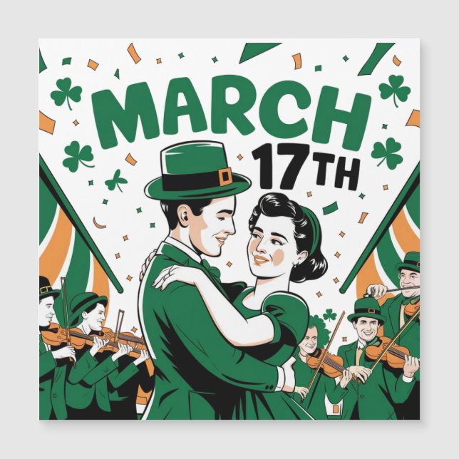 St. Paddy's Day dansande folklore (Framsida)