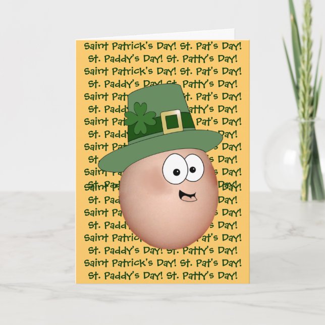 St. Paddy's Day Egg, Saint patrick's day! Kort (Framsida)