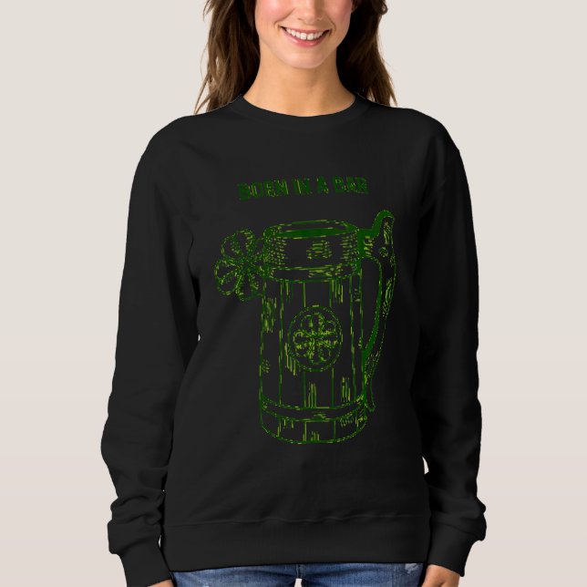 St paddys day Funny Shamrock Leprechaun Graphic De T Shirt (Framsida)