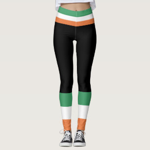 St Paddy's Day Ireland Flagga Leggings