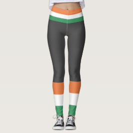 St Paddy's Day Ireland Flagga Leggings