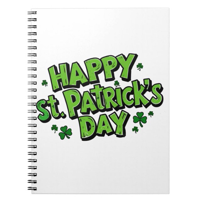 St. Paddy's Day, Patricks dag  Anteckningsbok (Framsidan)