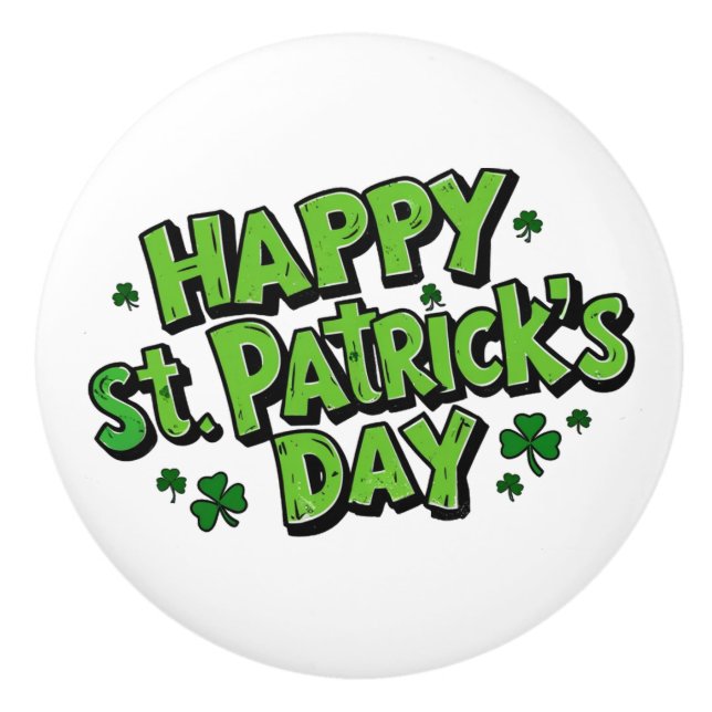 St. Paddy's Day, Patricks dag  Knopp (Framsidan)