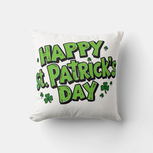 St. Paddy's Day, Patricks dag  Kudde (Framsida)