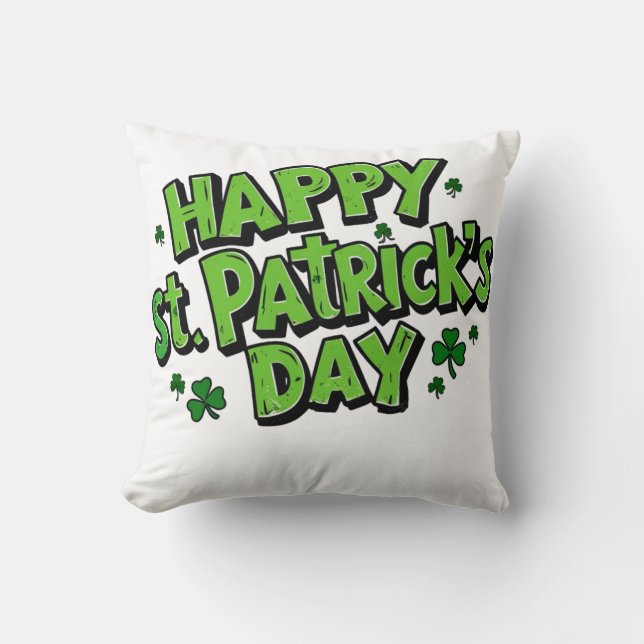 St. Paddy's Day, Patricks dag  Kudde (Framsida)