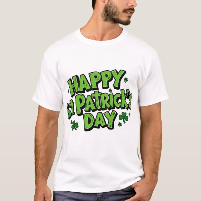 St. Paddy's Day, Patricks dag  T Shirt (Framsida)