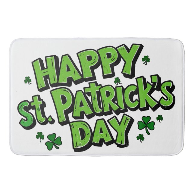 St. Paddy's Day, Patrick's day Badrumsmatta (Framsidan)