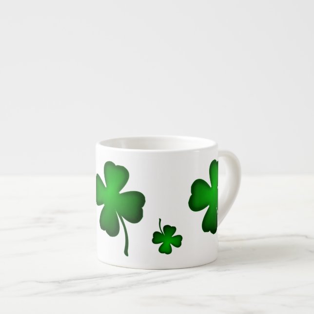 St Paddy's Hat och Shamrocks Espressomugg (Framsida höger)