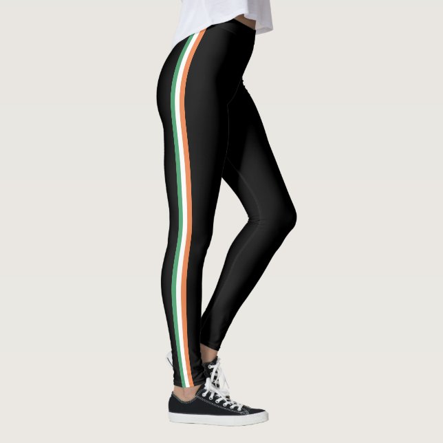 St Paddy's. Irland Flagga. Leggings (Höger)