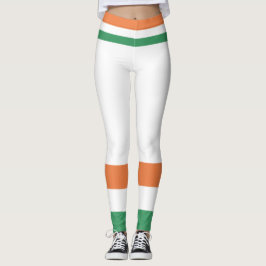 St Paddy's. Irland Flagga. Leggings