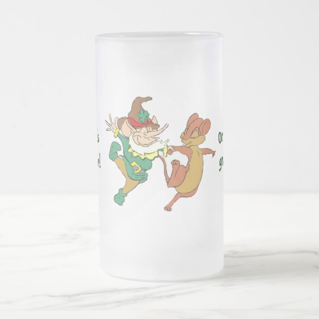 St. Paddys udda par Frostat Ölglas (Center)